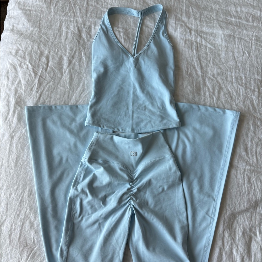 CSB CropShop Boutique Form Halter & Leggings Set